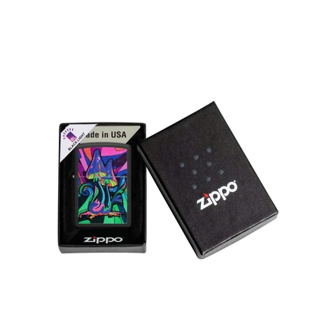 Bật Lửa ZIPPO - Classic - Counter Culture Design (Nấm Phát Sáng)