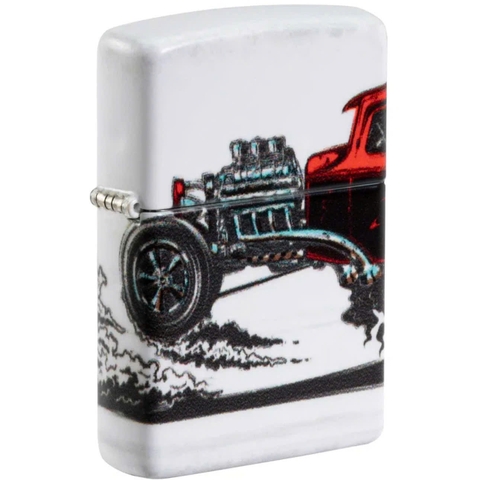 Bật Lửa ZIPPO - Classic - Hot Rod Design (Xe Đua)