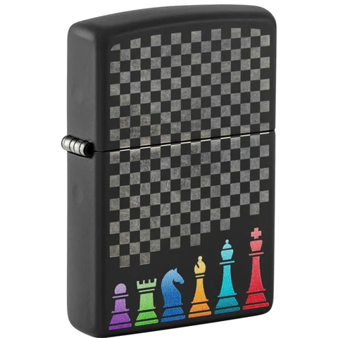 Bật Lửa ZIPPO - Classic - Chess Pieces Design (Bàn Cờ)