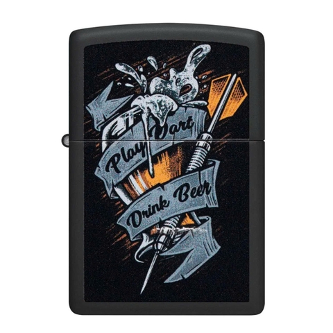 Bật Lửa ZIPPO - Classic - Darts Design (Trò Chơi Phi Tiêu)