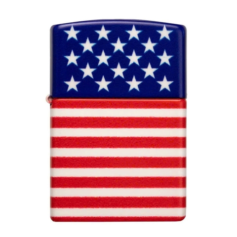 Bật Lửa ZIPPO - Classic - Stars and Stripes Flag Design (Lá Cờ Mỹ)