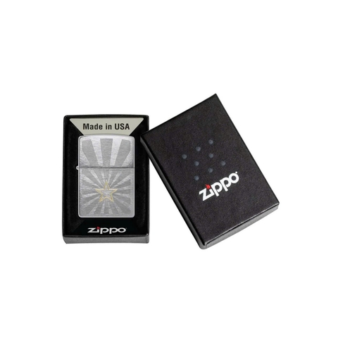 Bật Lửa ZIPPO - Classic - Star Design (Ngôi Sao)