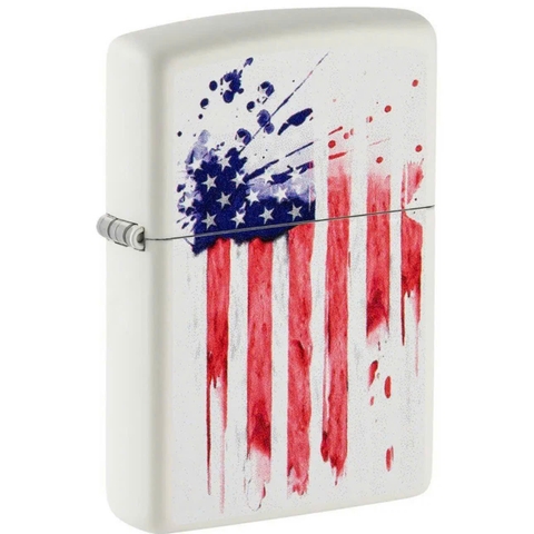 Bật Lửa ZIPPO - Classic - US Flag Design (Cờ Mỹ Được Vẩy Sơn)