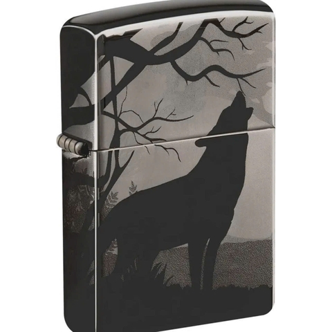 Bật Lửa ZIPPO - Classic - Wolves Design (Sói Cô Độc)