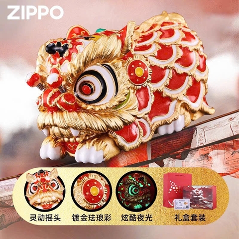 Zippo - Bản Độ - Con Lân Đỏ Nguyễn Khối