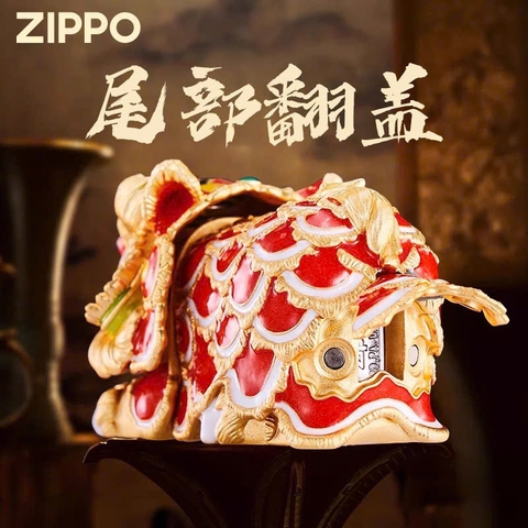 Zippo - Bản Độ - Con Lân Đỏ Nguyễn Khối
