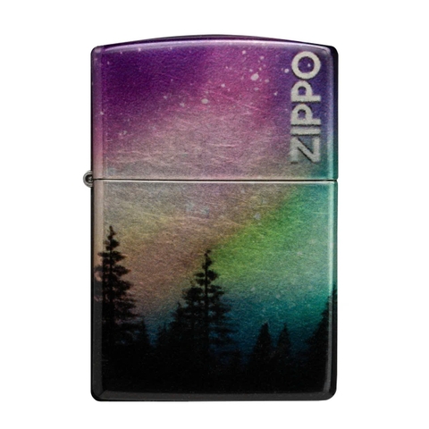 Bật Lửa ZIPPO - Classic - Colorful Sky Design (Cực Quang)