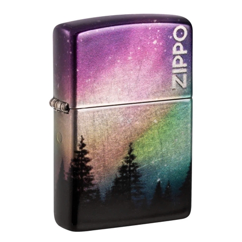 Bật Lửa ZIPPO - Classic - Colorful Sky Design (Cực Quang)
