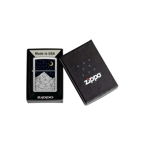 Bật Lửa ZIPPO - Classic - Mountain Emblem Design  (Núi)