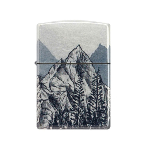 Bật Lửa ZIPPO - Classic - Mountain Sketch Design (Núi Tuyết)