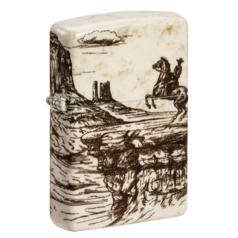 Bật Lửa ZIPPO - Classic - Wild West Scene Design (Cảnh Miền Tây)