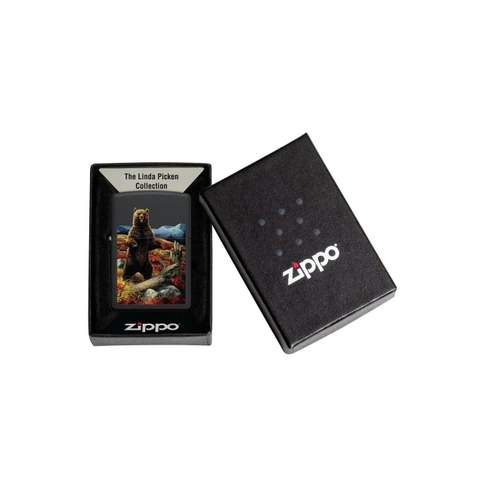 Bật Lửa ZIPPO - Classic - Linda Picken (Gấu Xám)