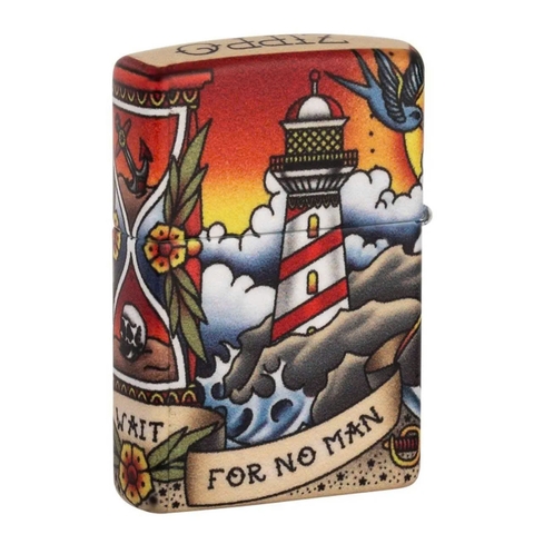 Bật Lửa ZIPPO - Classic - Nautical Tattoo Design (Hình Xăm Hải Lý)