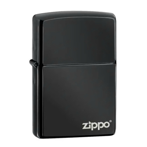 Bật Lửa ZIPPO - Classic - High Polish Black Zippo Logo