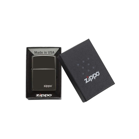 Bật Lửa ZIPPO - Classic - High Polish Black Zippo Logo