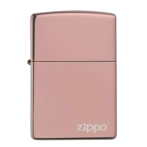 Bật Lửa ZIPPO - Classic - High Polish Rose Gold Logo