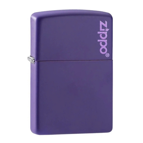 Bật Lửa ZIPPO - Classic - Classic Matte Purple with Zippo Logo