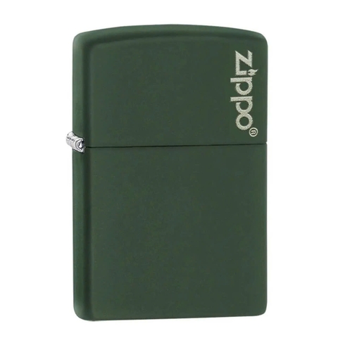 Bật Lửa ZIPPO - Classic - Classic Green Matte Zippo Logo