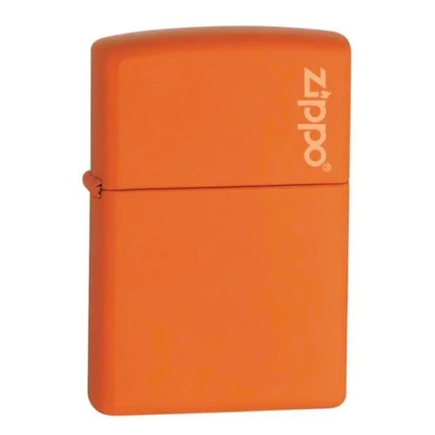 Bật Lửa ZIPPO - Classic - Classic Orange Matte Zippo Logo