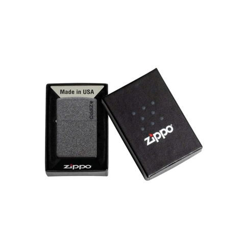 Bật Lửa ZIPPO - Classic - Classic Iron Stone Zippo Logo