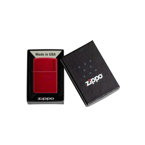 Bật Lửa ZIPPO - Classic - Classic Candy Apple Red Zippo Logo