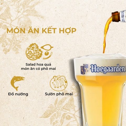 Thùng 24 Lon Bia Hoegaarden White 330ml