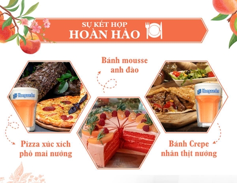 Thùng 12 Lon Bia Hoegaarden Peach 500ml