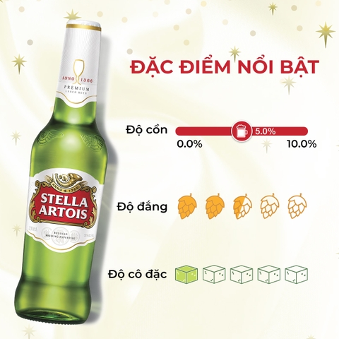 Thùng 24 Chai Bia Stella Artois 330ml