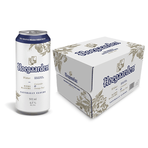 Thùng 12 Lon Bia Hoegaarden White 500ml