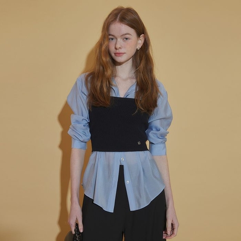 Áo Knit Bustier