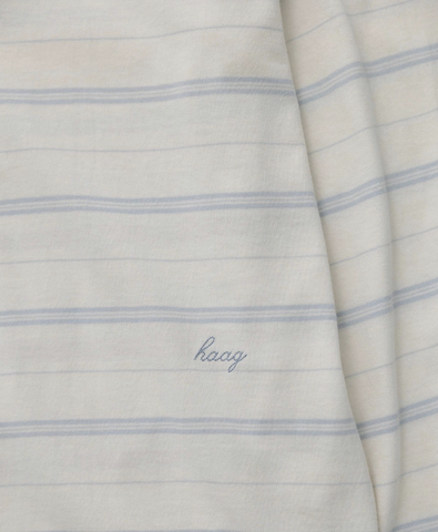 Áo Len Mỏng Kẻ Xanh