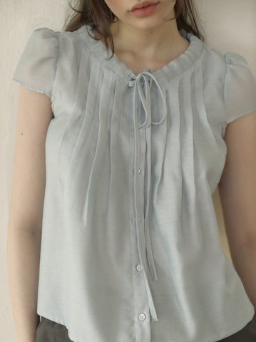 Áo Chiffon Tie