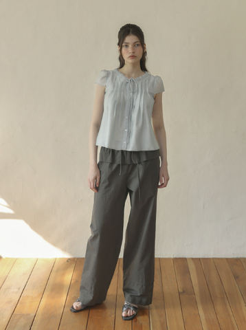 Áo Chiffon Tie