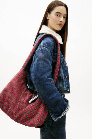 Túi Tommy Hobo Kẻ Caro