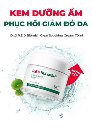 Kem Dưỡng Dr.G R.E.D Blemish Clear Soothing Cream Giúp Làm Dịu, Cấp Ẩm Da