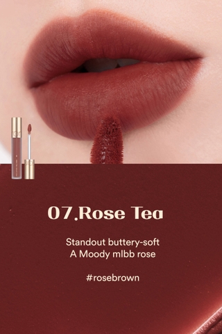 Son Kem Lì Mịn Mượt Như Nhung Romand Milk Tea Velvet Tint Ver 2 4.4g