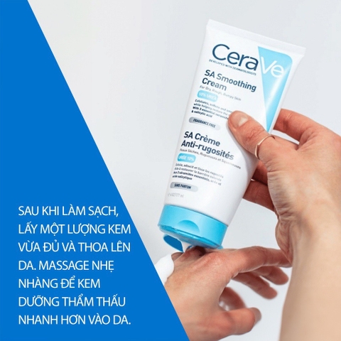 Kem Dưỡng Ẩm Dành Cho Da Khô Ráp, Sần Sùi CeraVe SA Smoothing Cream