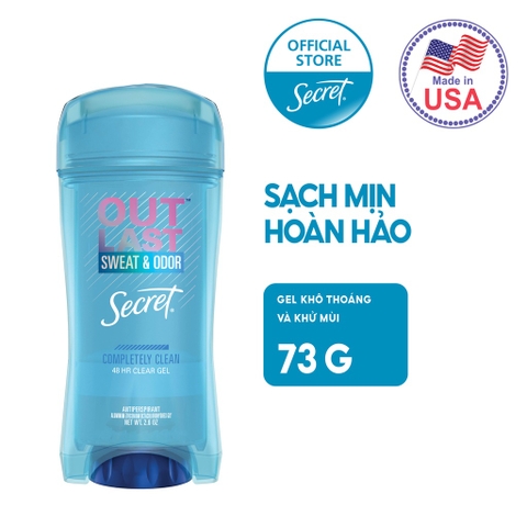 Gel Khử Mùi Secret Giảm Tiết Mồ Hôi 73g
