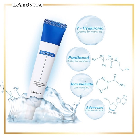 Kem Dưỡng La Bonita Vital Hyaluronic Acid Dưỡng Ẩm Sáng Da Và Tăng Độ Đàn Hồi 50ml