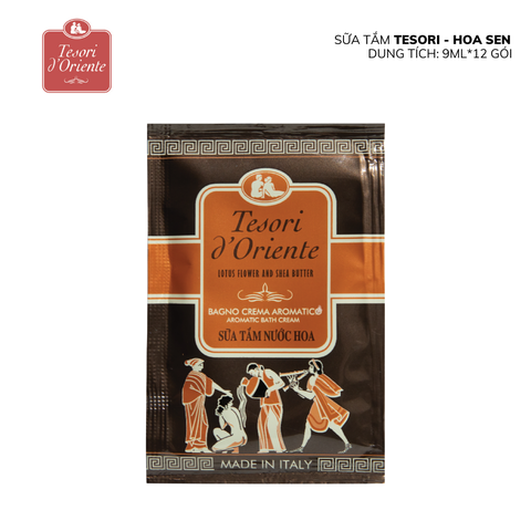 12 Gói Dùng Thử Sữa Tắm Nước Hoa Tesori D'Oriente 9ml