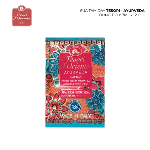 12 Gói Dùng Thử Sữa Tắm Nước Hoa Tesori D'Oriente 9ml