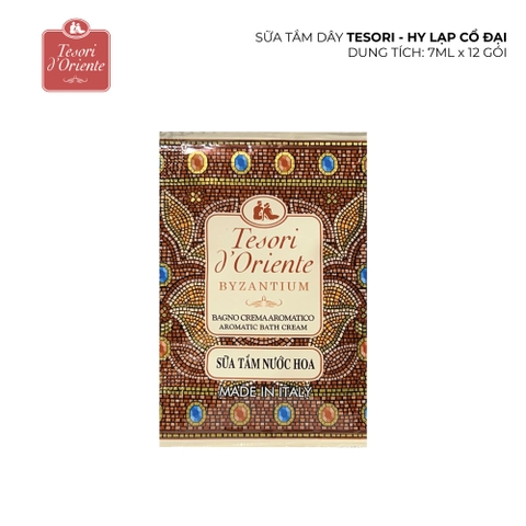 12 Gói Dùng Thử Sữa Tắm Nước Hoa Tesori D'Oriente 9ml