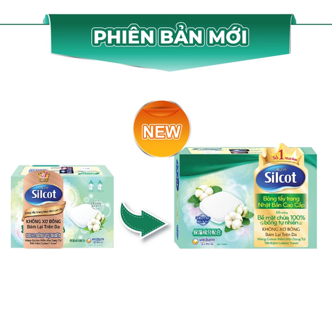 Bông Tẩy Trang Silcot Cao Cấp Hộp 66 Miếng