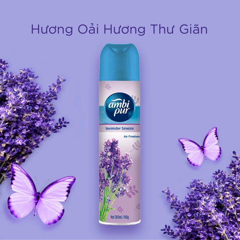 Xịt Phòng Ambi Pur Aerosol Hương Thơm Thư Giãn 300ml
