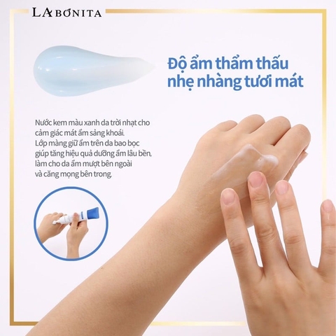 Kem Dưỡng La Bonita Vital Hyaluronic Acid Dưỡng Ẩm Sáng Da Và Tăng Độ Đàn Hồi 50ml