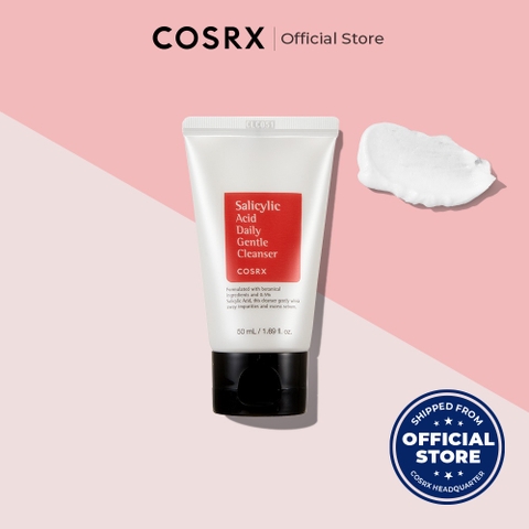 Sữa Rửa Mặt Cosrx Cho Da Dầu Mụn Salicylic Acid Daily Gentle Cleanser