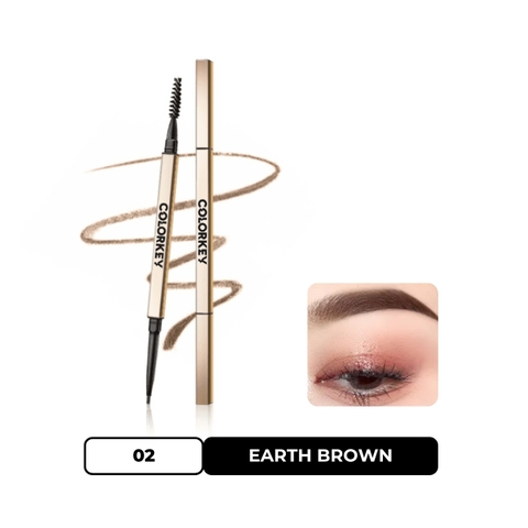 Chì Kẻ Mày Colorkey Thiết Kế Hai Đầu Tiện Dụng, Thích Hợp Vẽ Chân Mày Điêu Khắc 0.7g