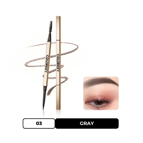 Chì Kẻ Mày Colorkey Thiết Kế Hai Đầu Tiện Dụng, Thích Hợp Vẽ Chân Mày Điêu Khắc 0.7g