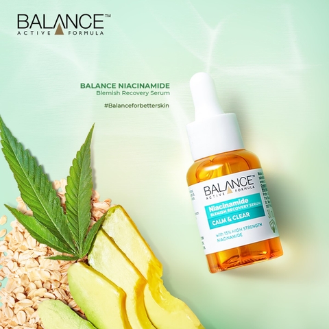 Serum Balance Active Formula Niacinamide 15% Blemish Recovery Ngừa Mụn Mờ Thâm 30ml