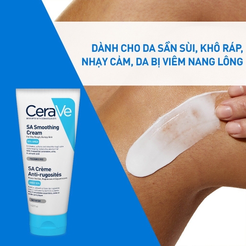 Kem Dưỡng Ẩm Dành Cho Da Khô Ráp, Sần Sùi CeraVe SA Smoothing Cream